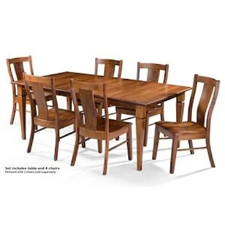 Rectangle Dining Table and 4 chairs